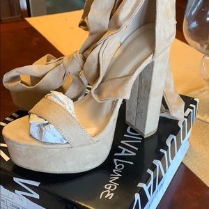 Fashion nova nude heels